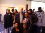 David Smith with students at Solano Community College