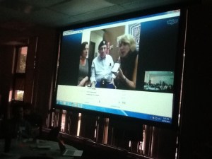Skyping with the producer and actors from Beyond the Divide