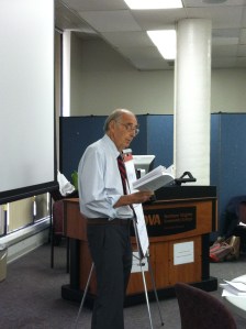 Colman McCarthy  preaching peace