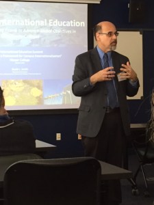 David Smith presenting at Harper College