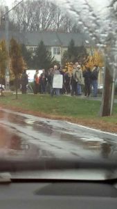 Rockville residents and clergy counterprotest