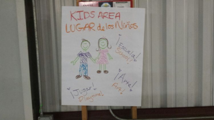 Setting up an IDP camp