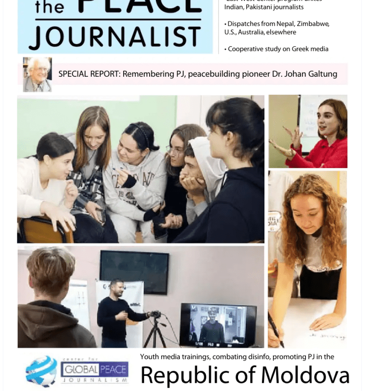 Peace Journalist, Submissions due&nbsp;9/4